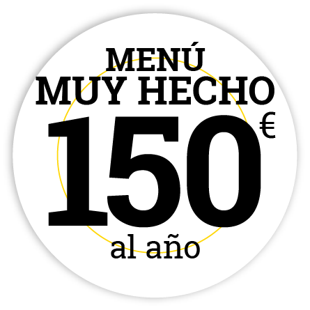 Menú Muy Hecho 150€/año