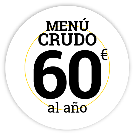 Menú Crudo 60€/año