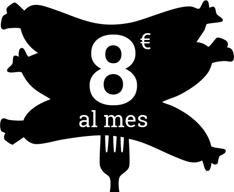 Menú Crudo 8€/mes